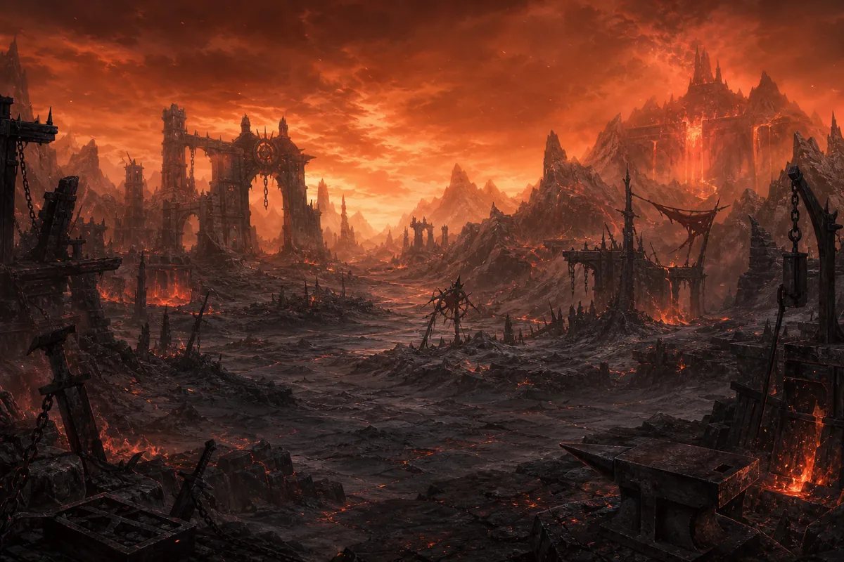 Zone art of the Ashen Wastes