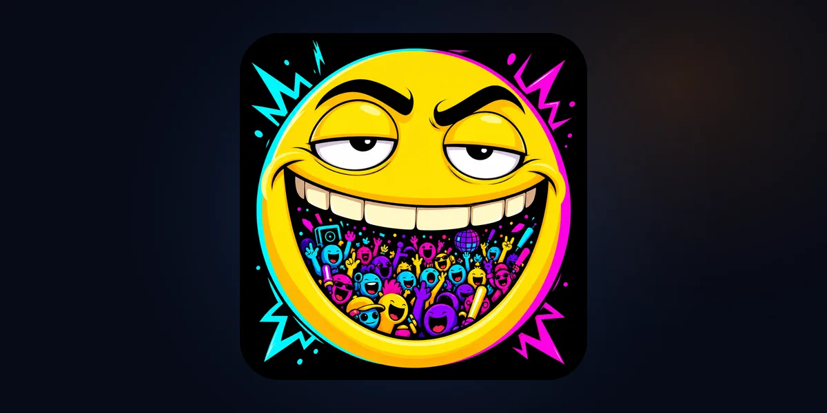 Influence Run app icon, a stylized runner with a megaphone